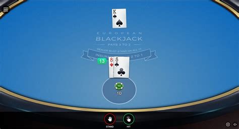 Игра Europen Blackjack  играть бесплатно онлайн